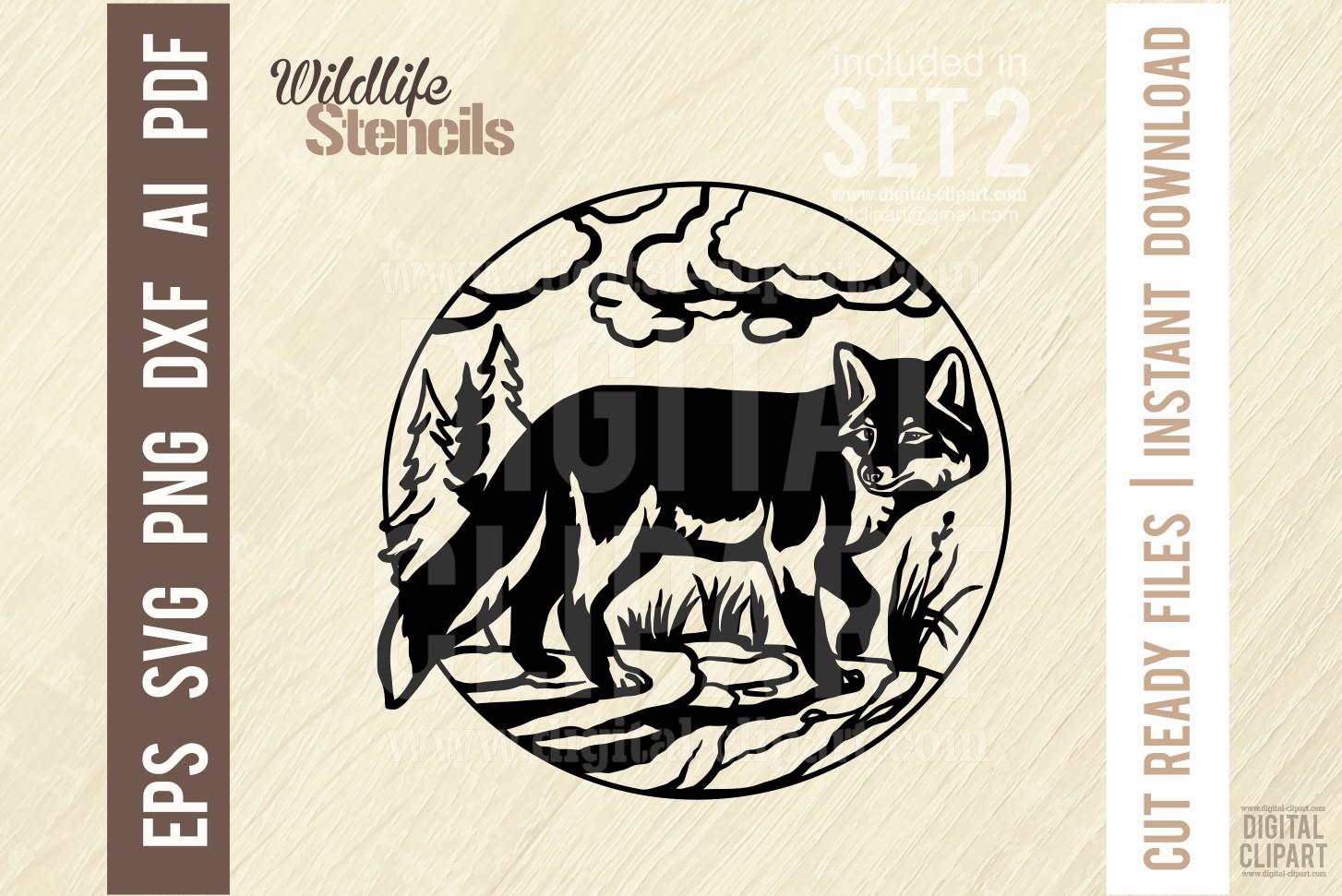 Zebra - Wildlife Stencil - Cut SVG