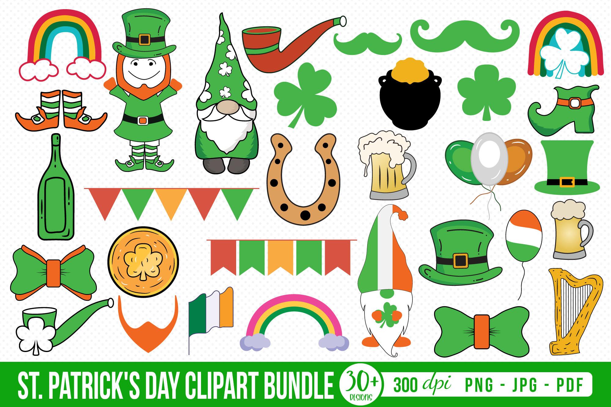 St. Patrick's Day Clipart Bundle