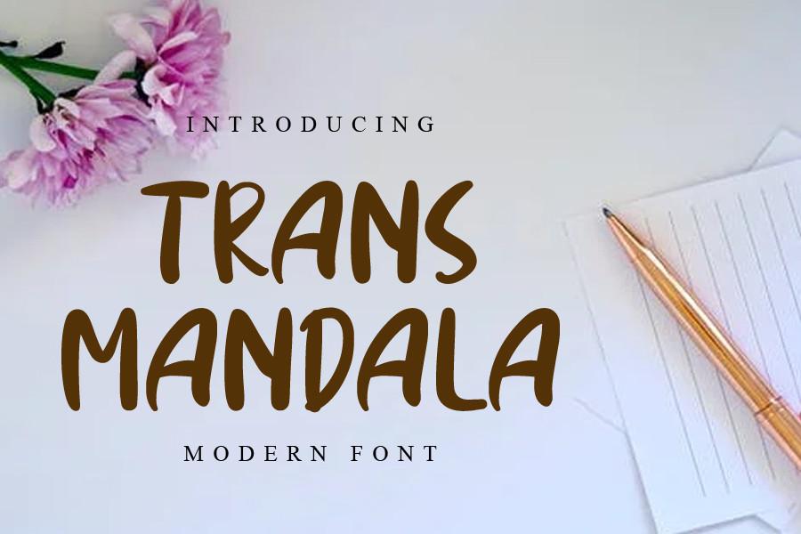 Trans Mandala Font
