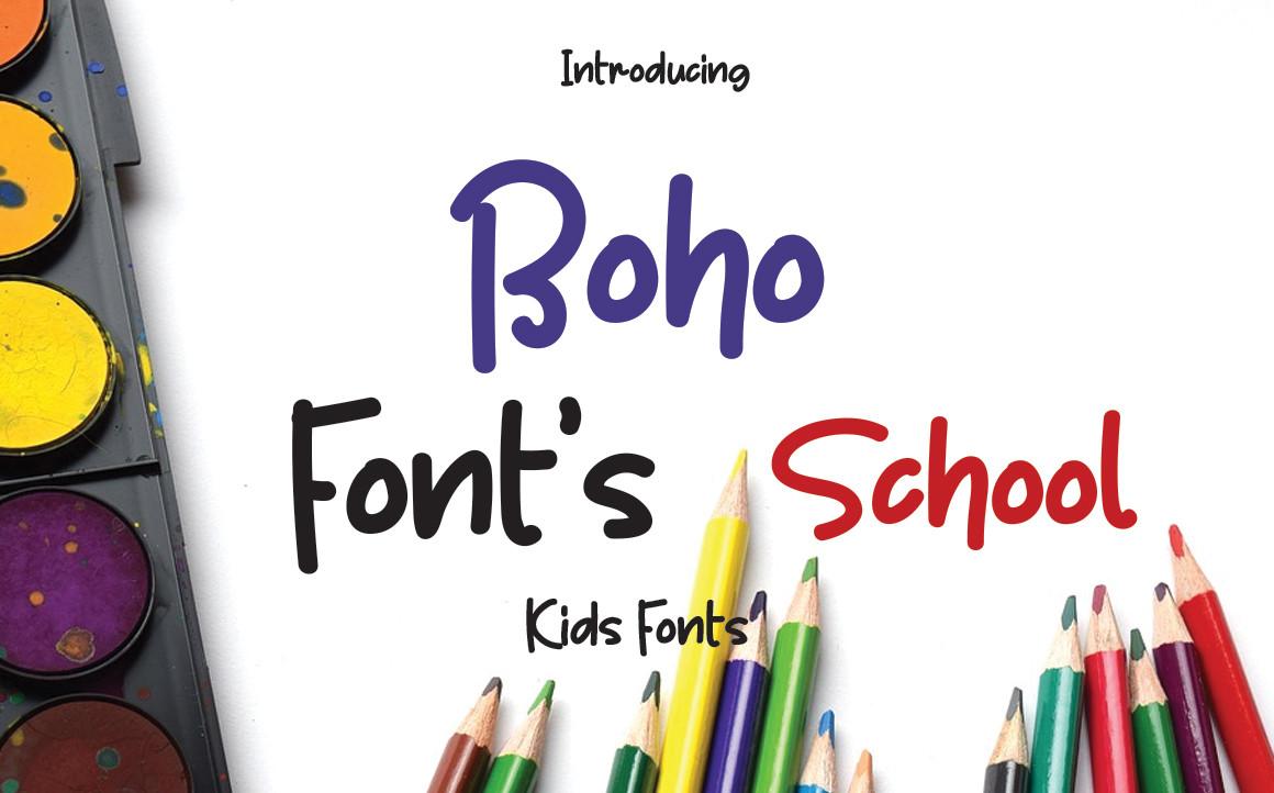 Boho School Font