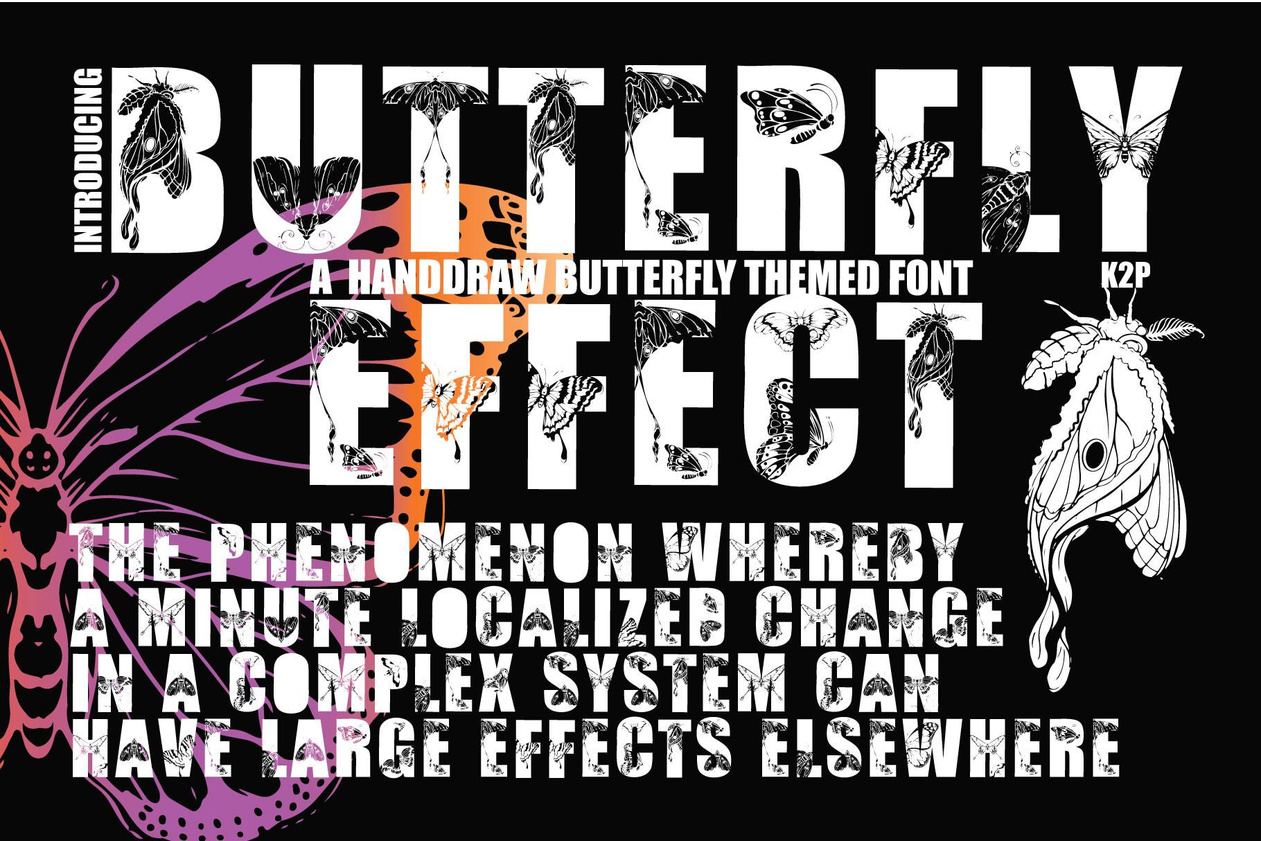 Butterfly Effect Font