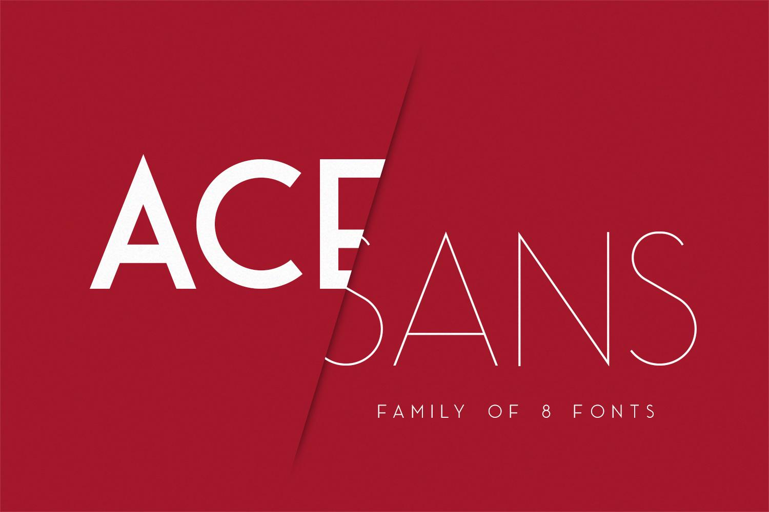 Ace Sans Family Font