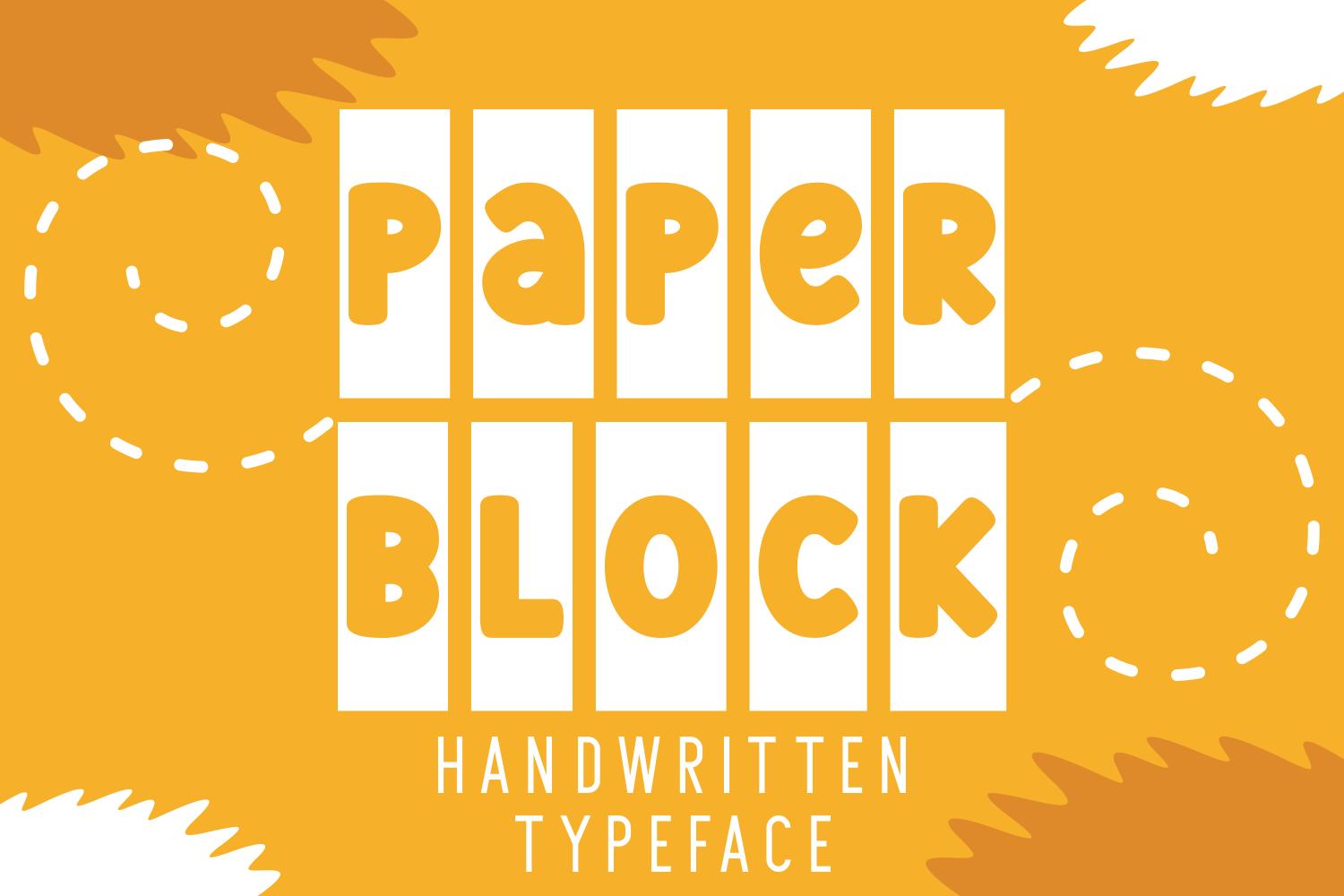 Paper Block Font
