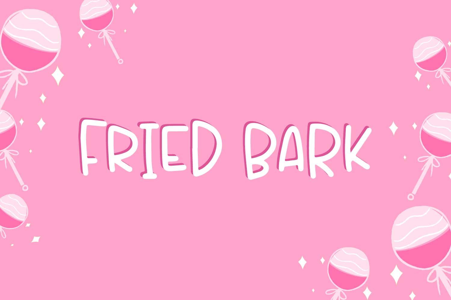 Fried Bark Font