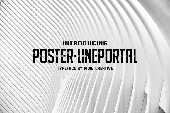 Poster-Lineportal Font