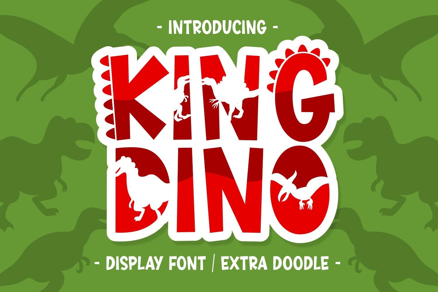 King Dino Font