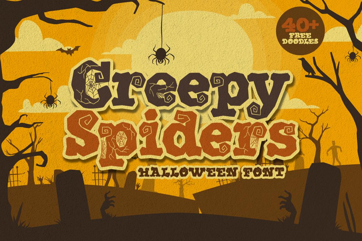 Creepy Spiders Font