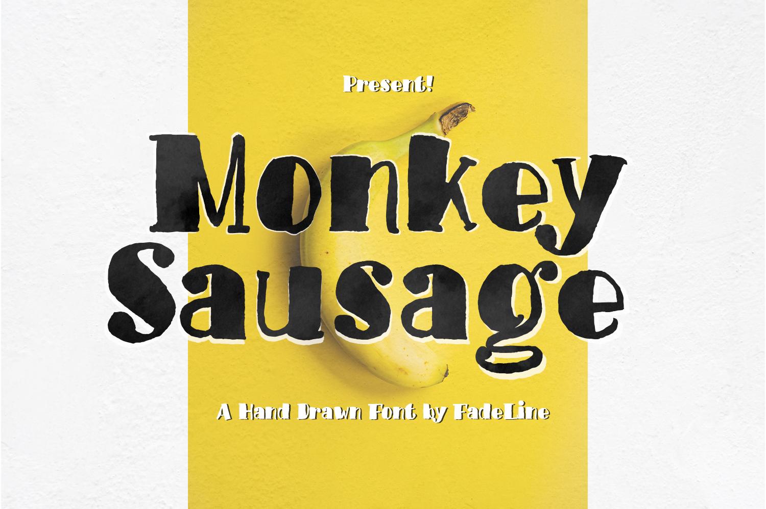 Monkey Sausage Font