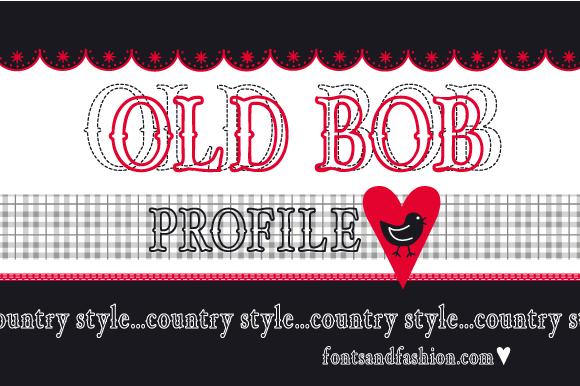 Old Bob Profile Font