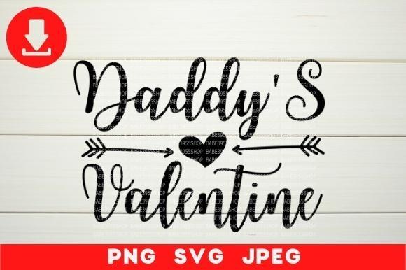 Daddy's Valentine SVG,Kids Valentine Svg