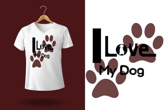 T-shirts- I Love My Dog
