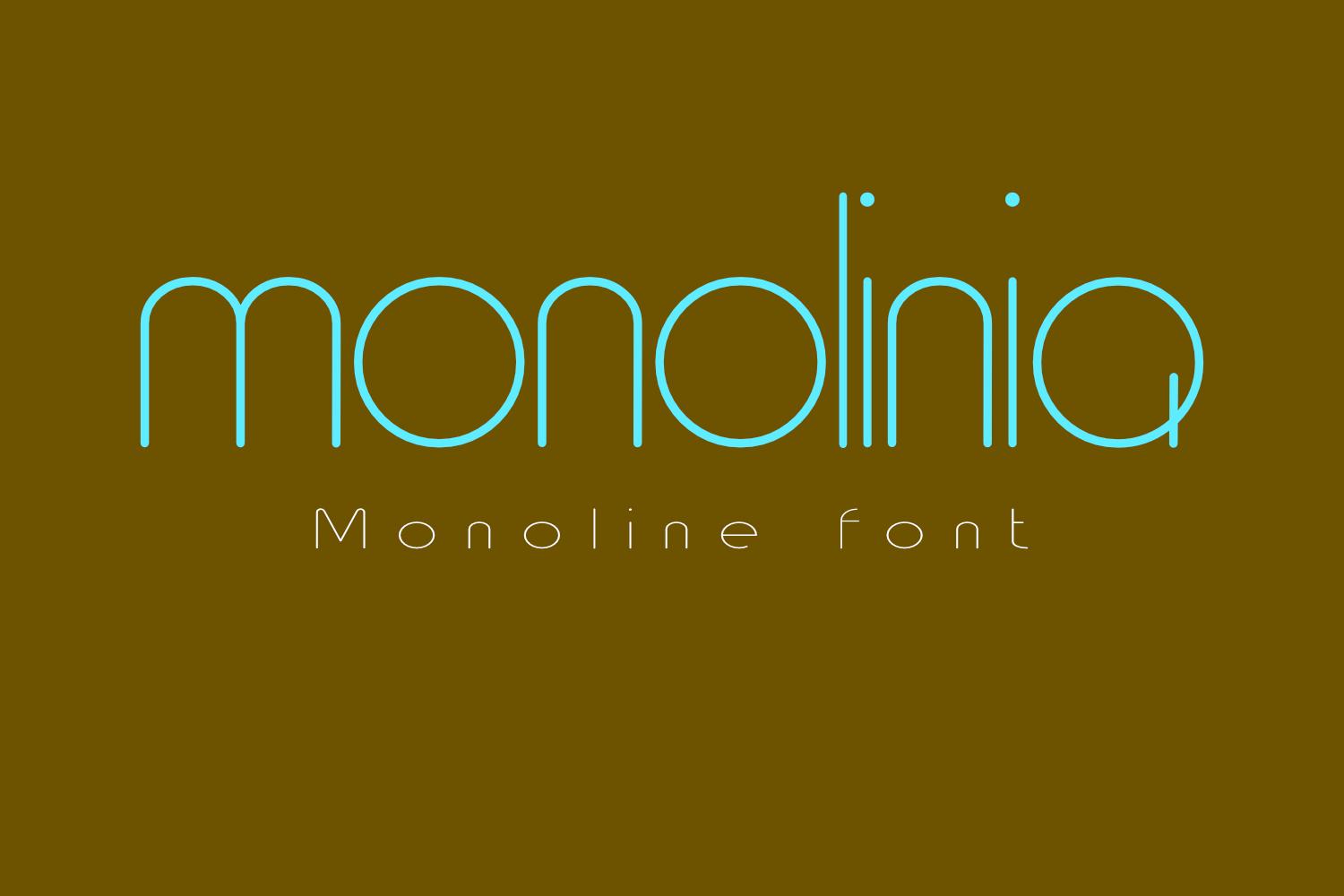 Monolinia Font
