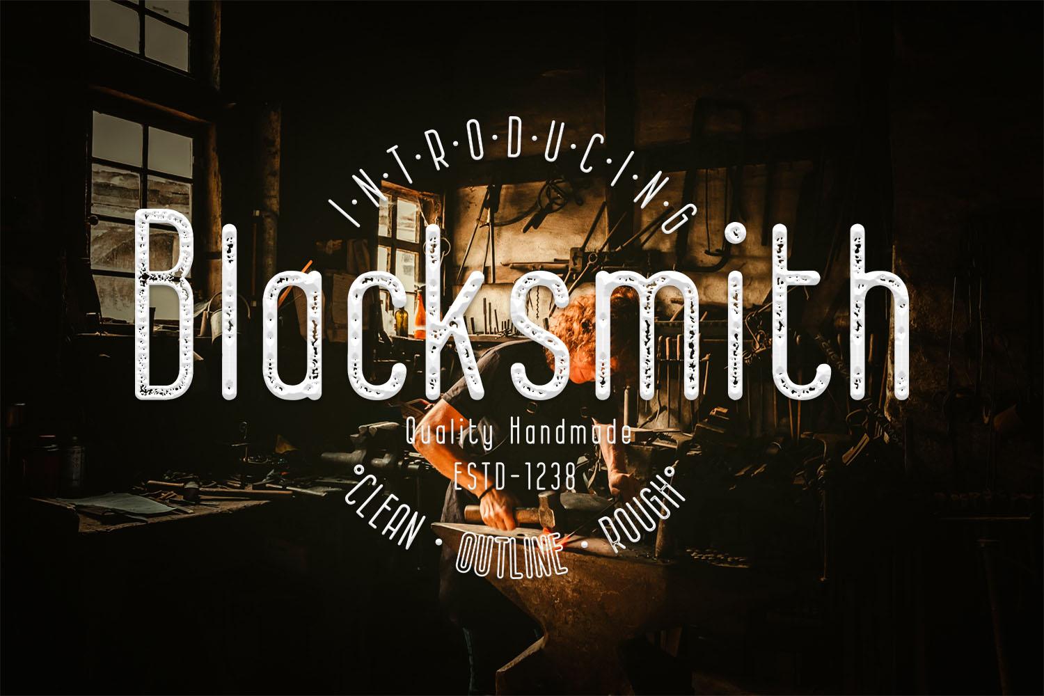 Blacksmith Font