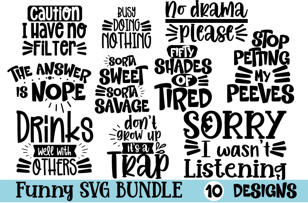 FunnySVG Bundle,Funny T Shirt,SVG Design