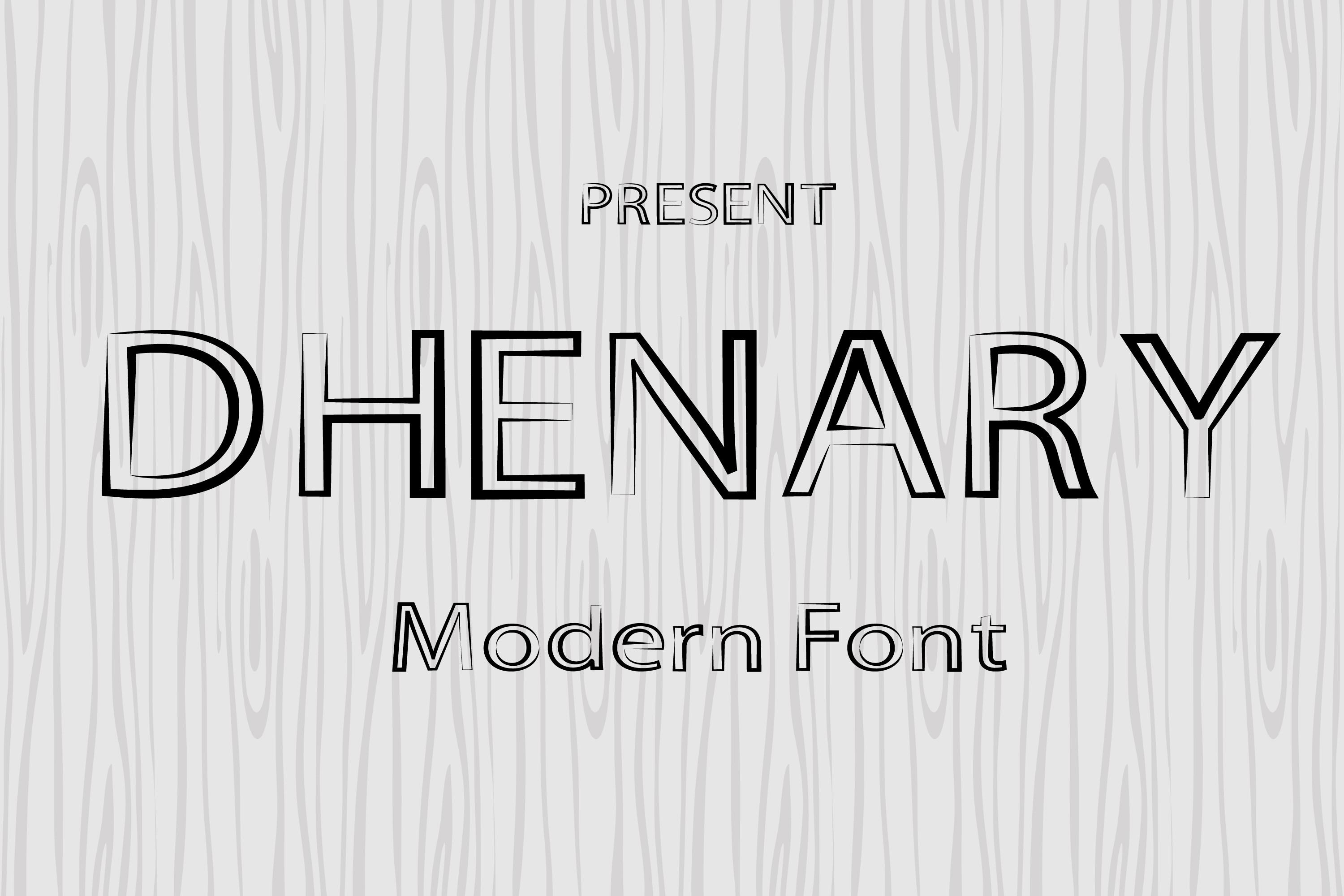 Dhenary Font