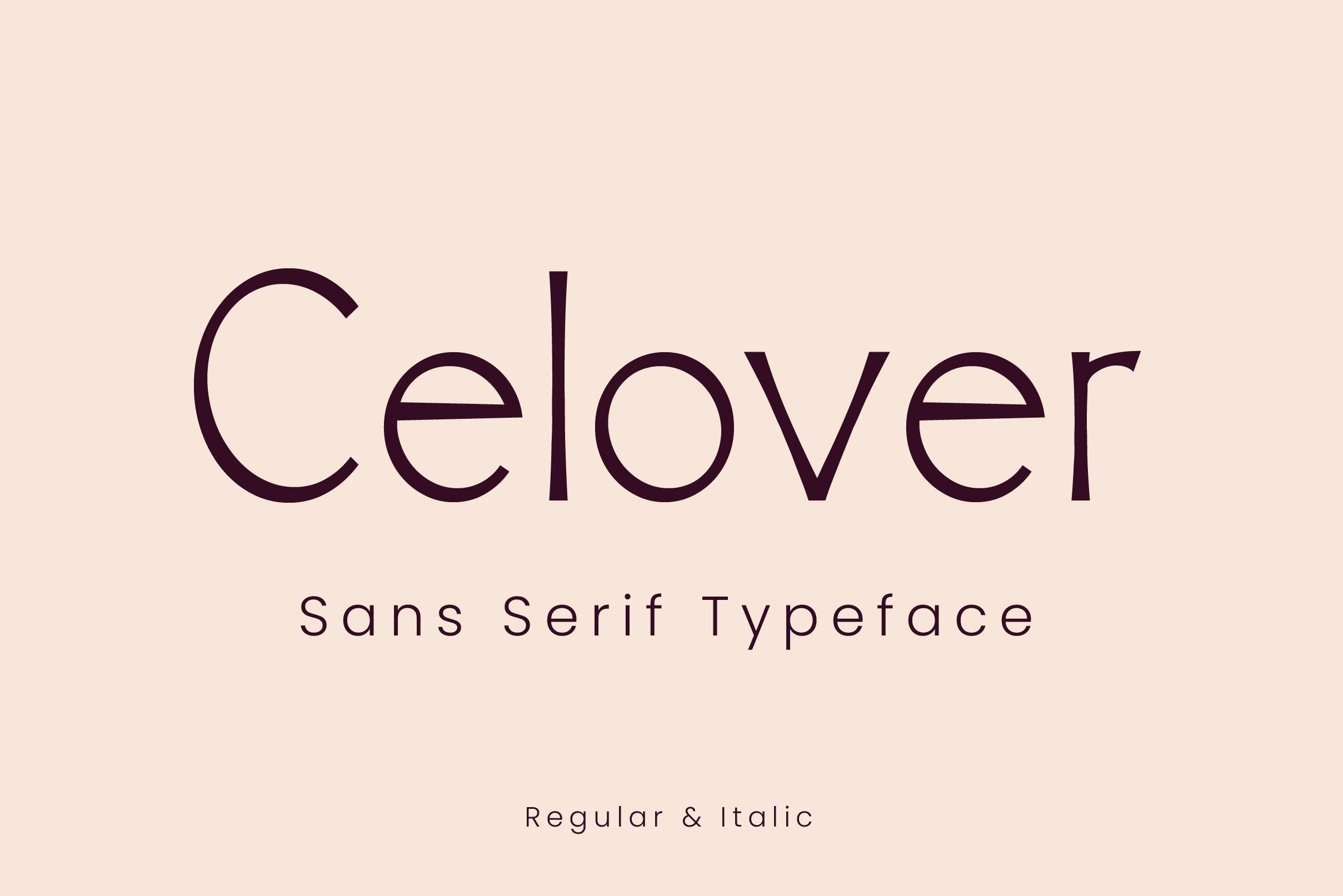 Celover Font