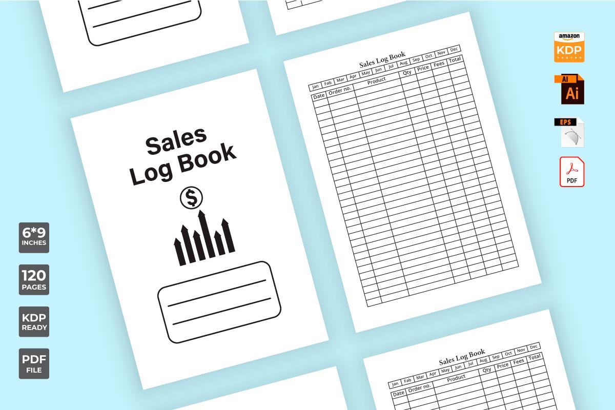 Sales Tracker KDP Interior Notebook