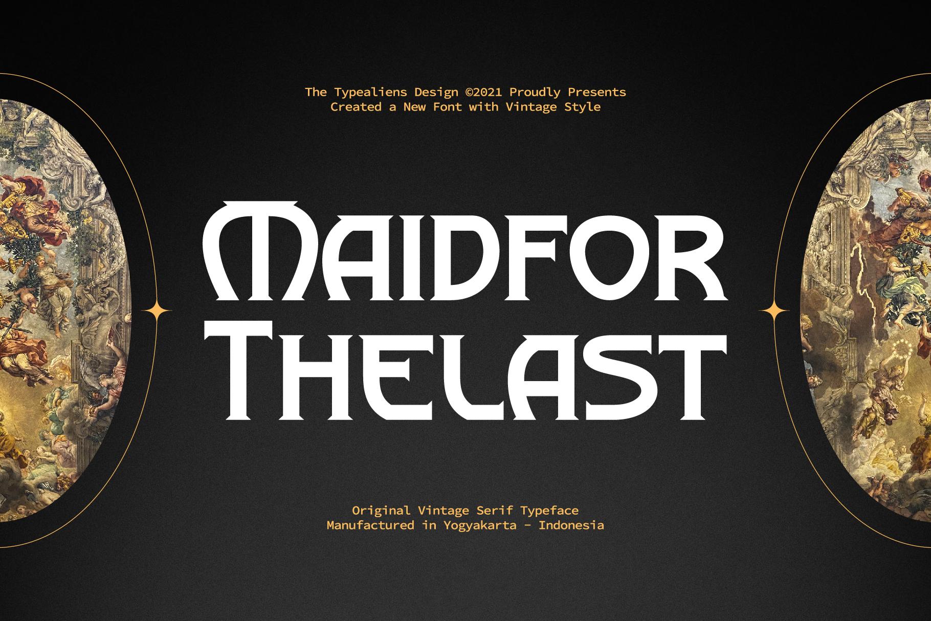 Maidfor Thelast Font