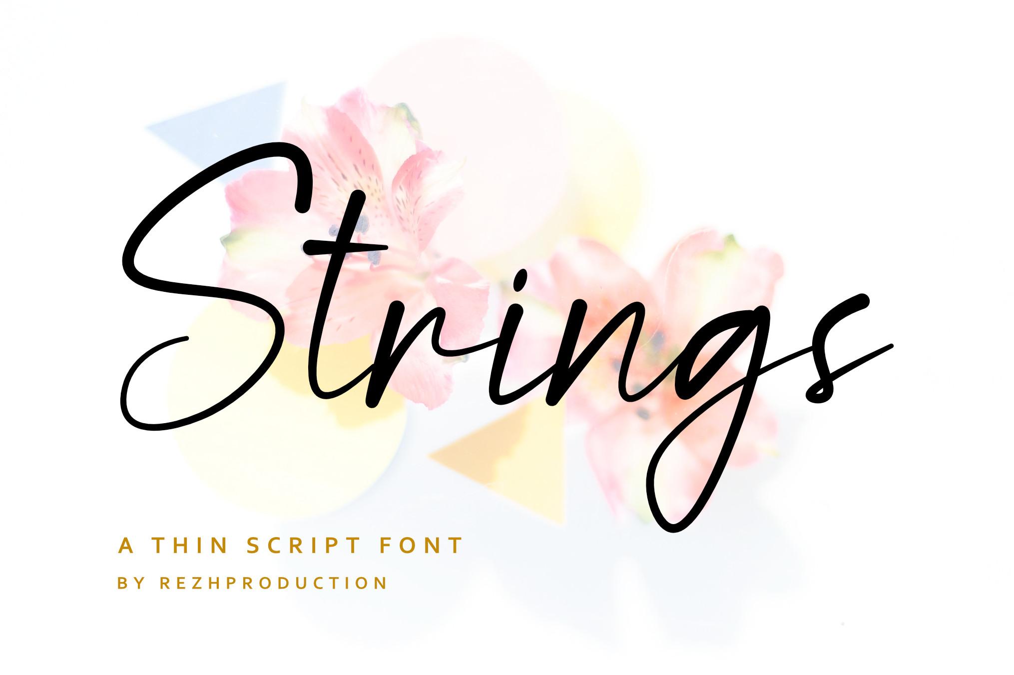 Strings Font