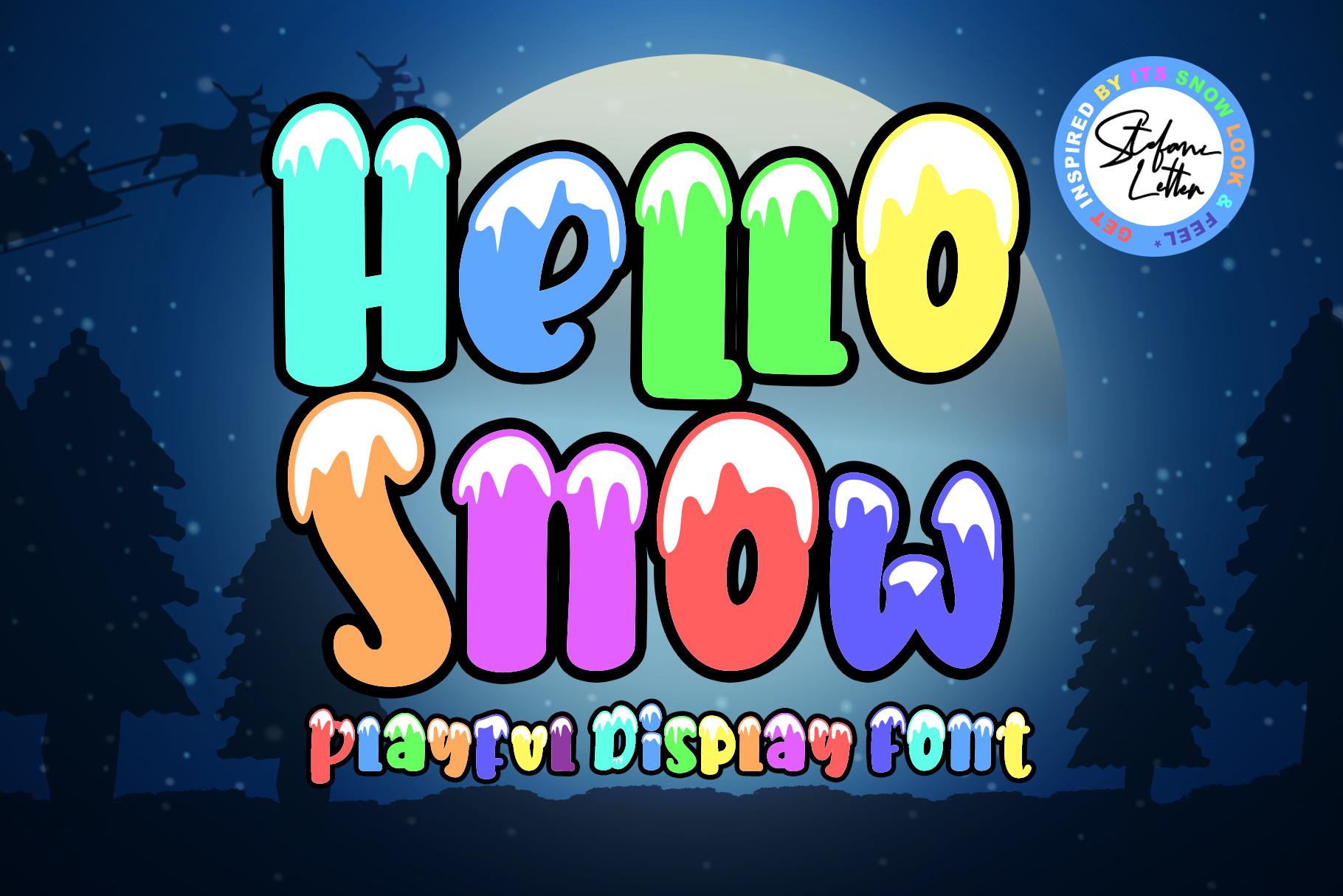 Hello Snow Font