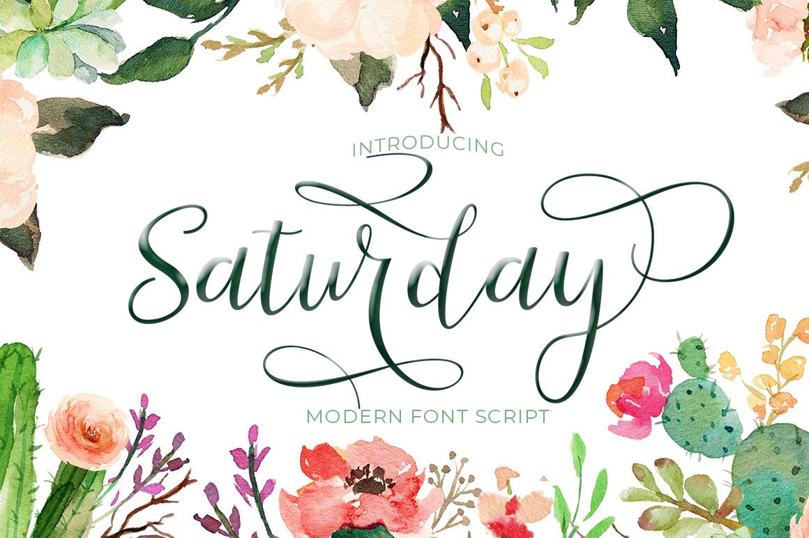 Saturday Font