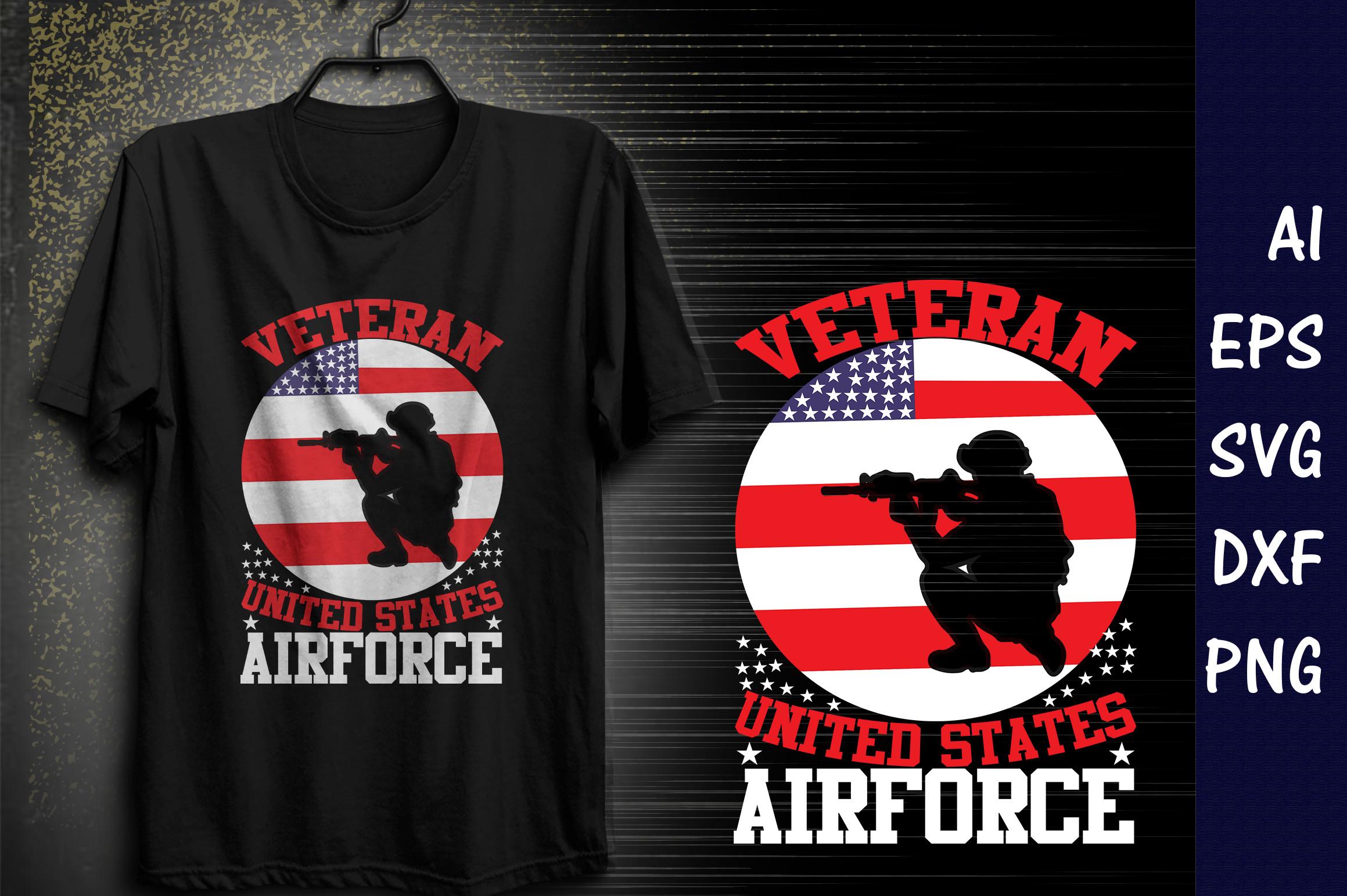 Printable Veteran T-shirt Design