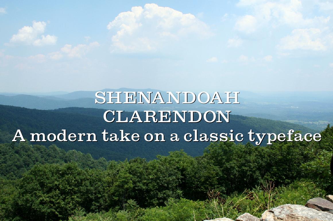 Shenandoah Clarendon Font