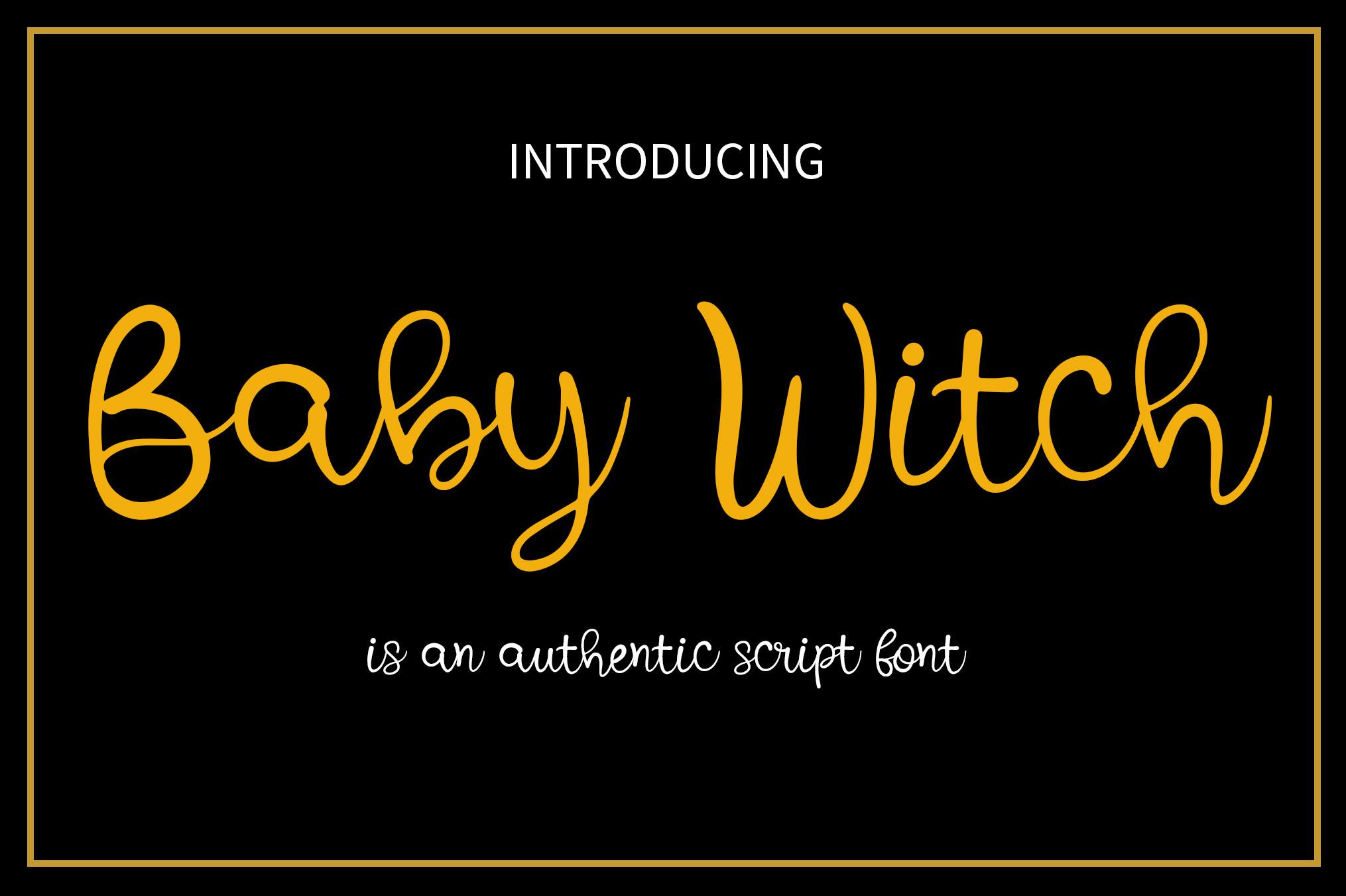 Baby Witch Font