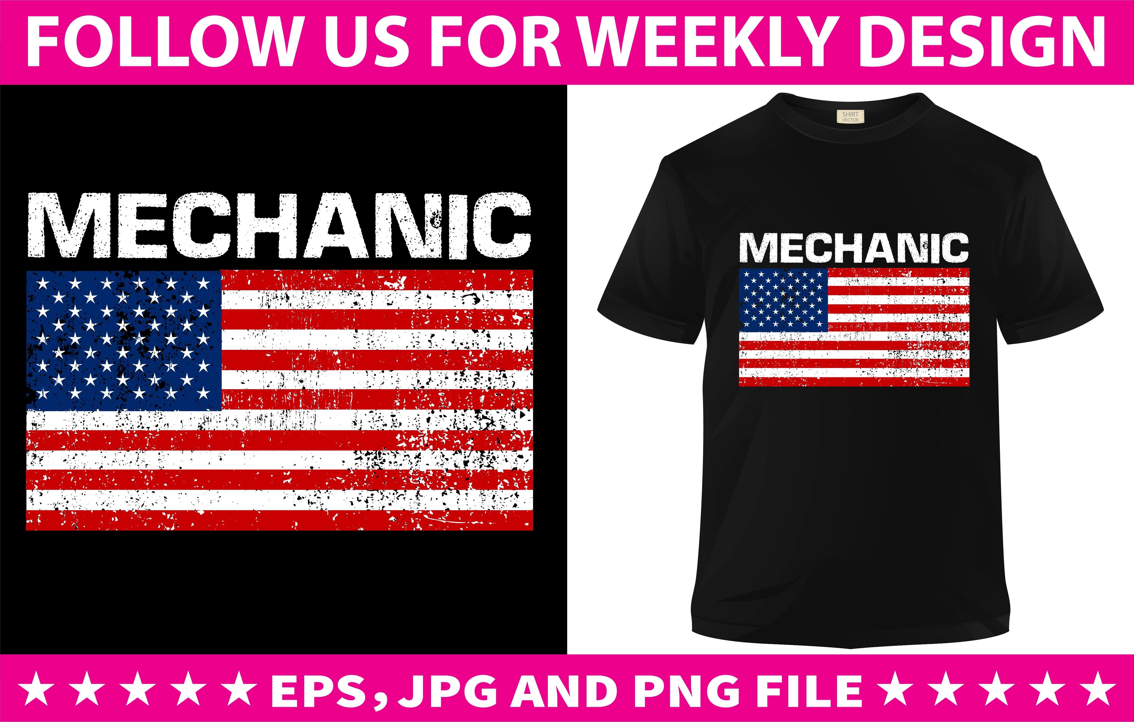 Mechanic T Shirt Design Bundle