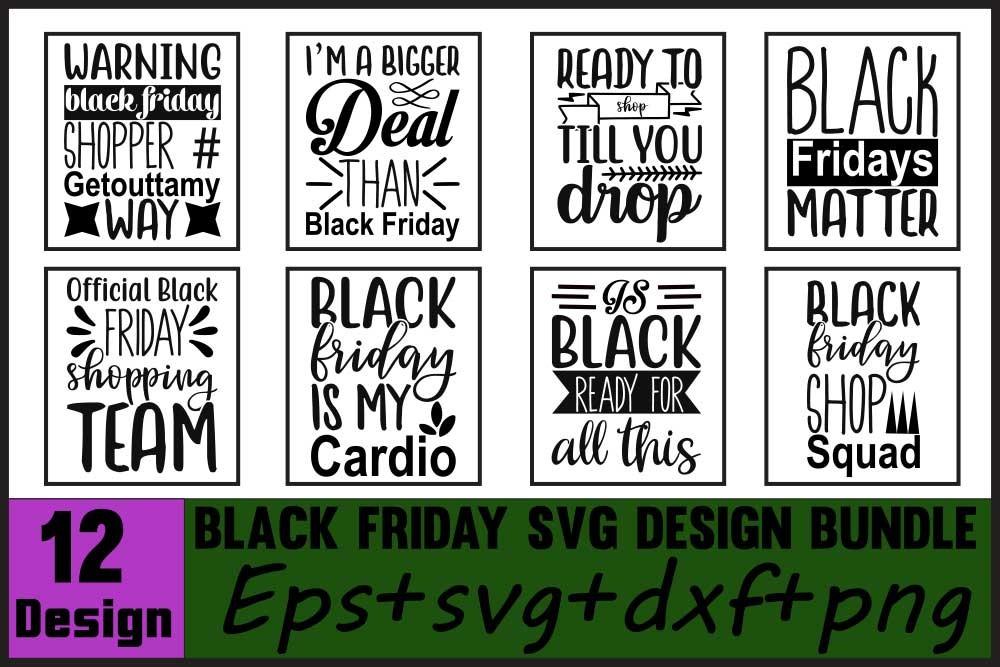 Black Friday  Quotes Designs Bundle