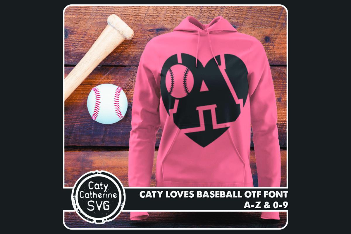 Caty Loves Baseball Font