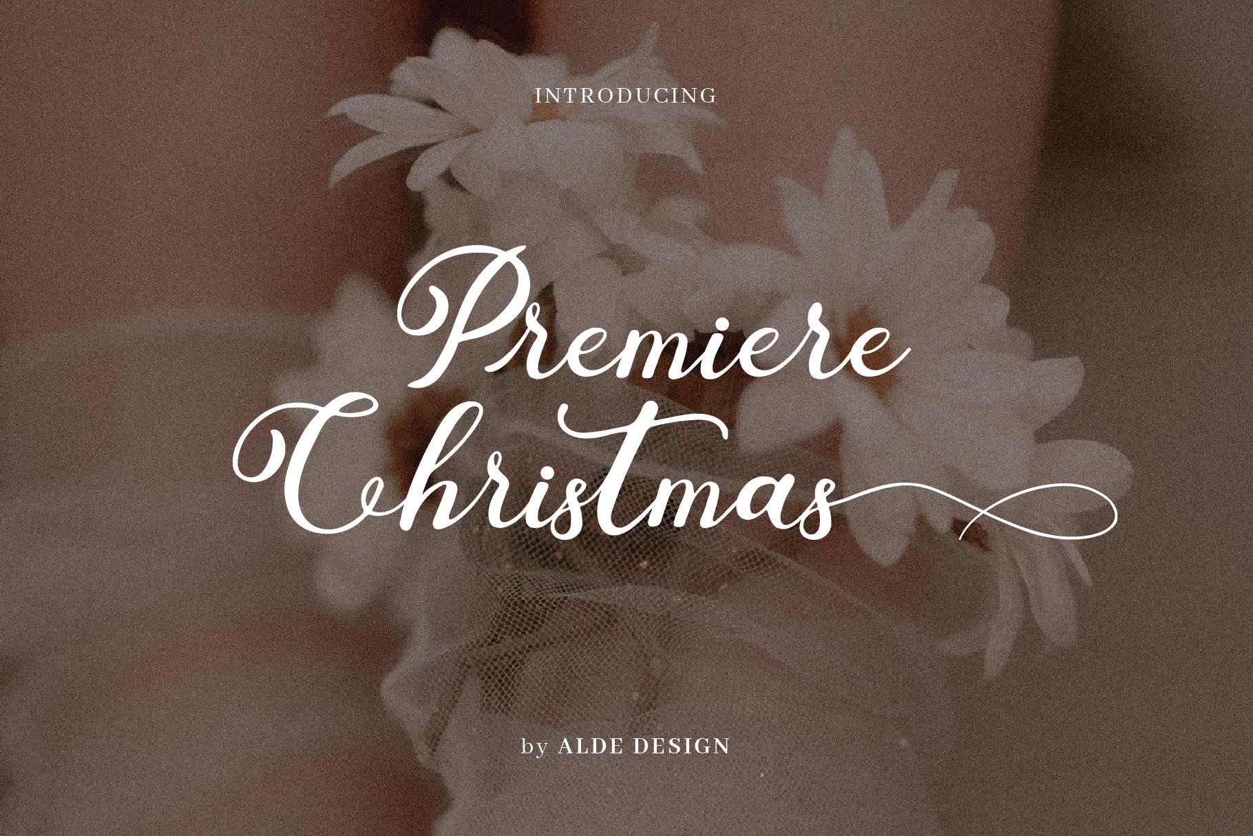 Premiere Christmas Font