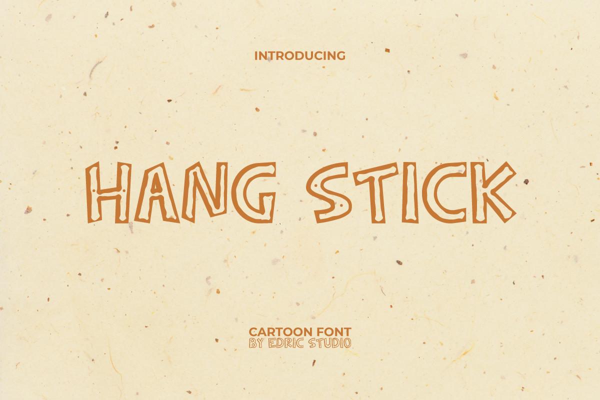 Hang Stick Font