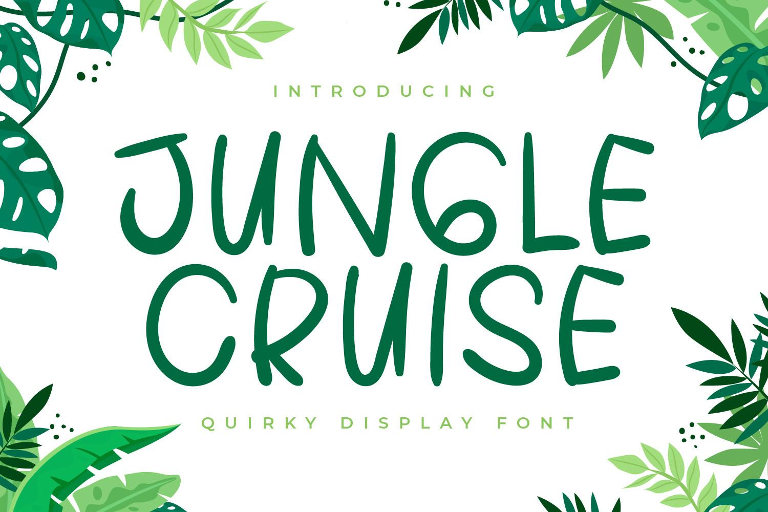 Jungle Cruise Font