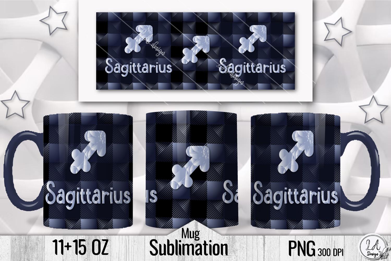 Sagittarius Mug Sublimation Design