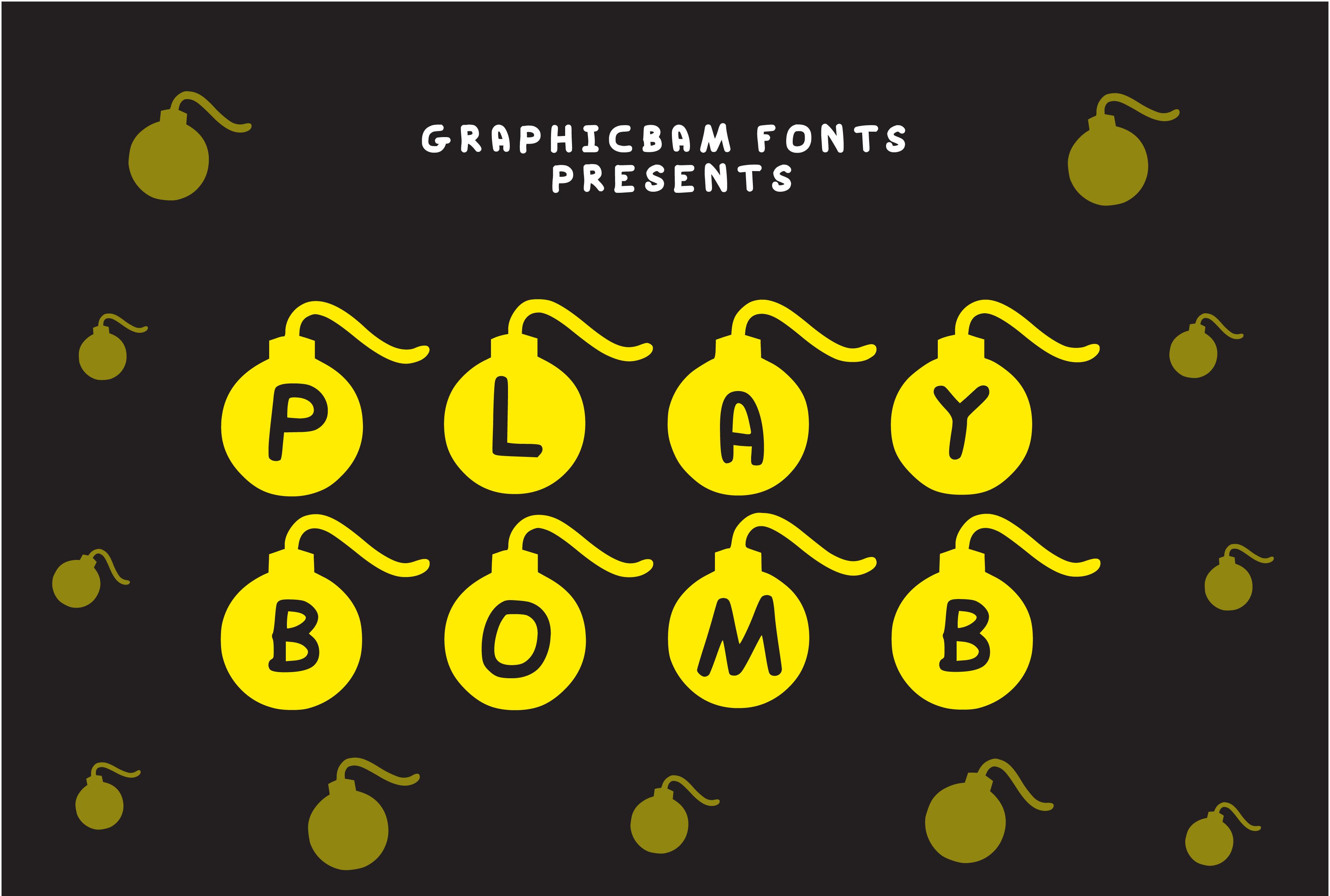 Play Bomb Font