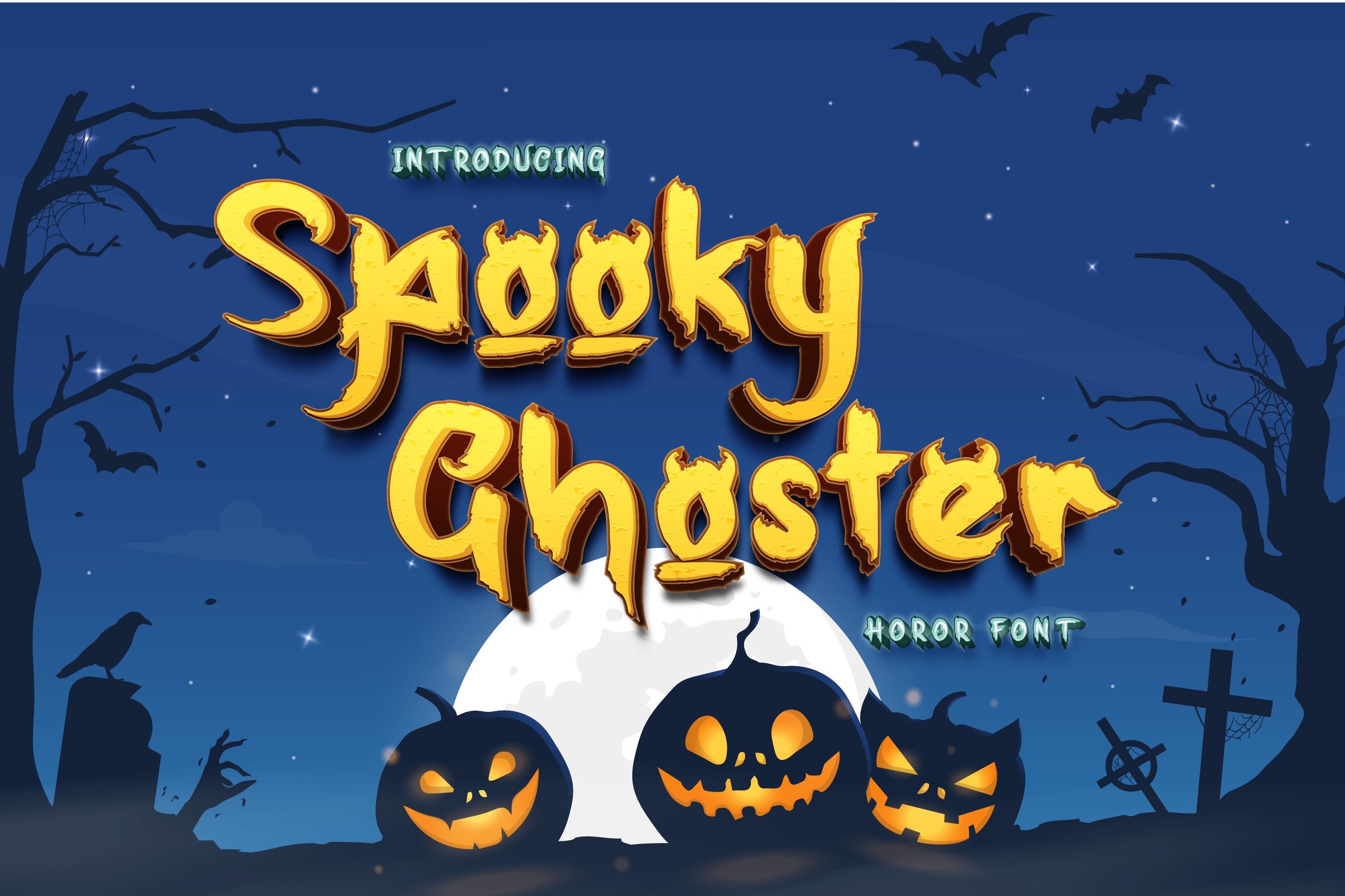 Spooky Ghoster Font