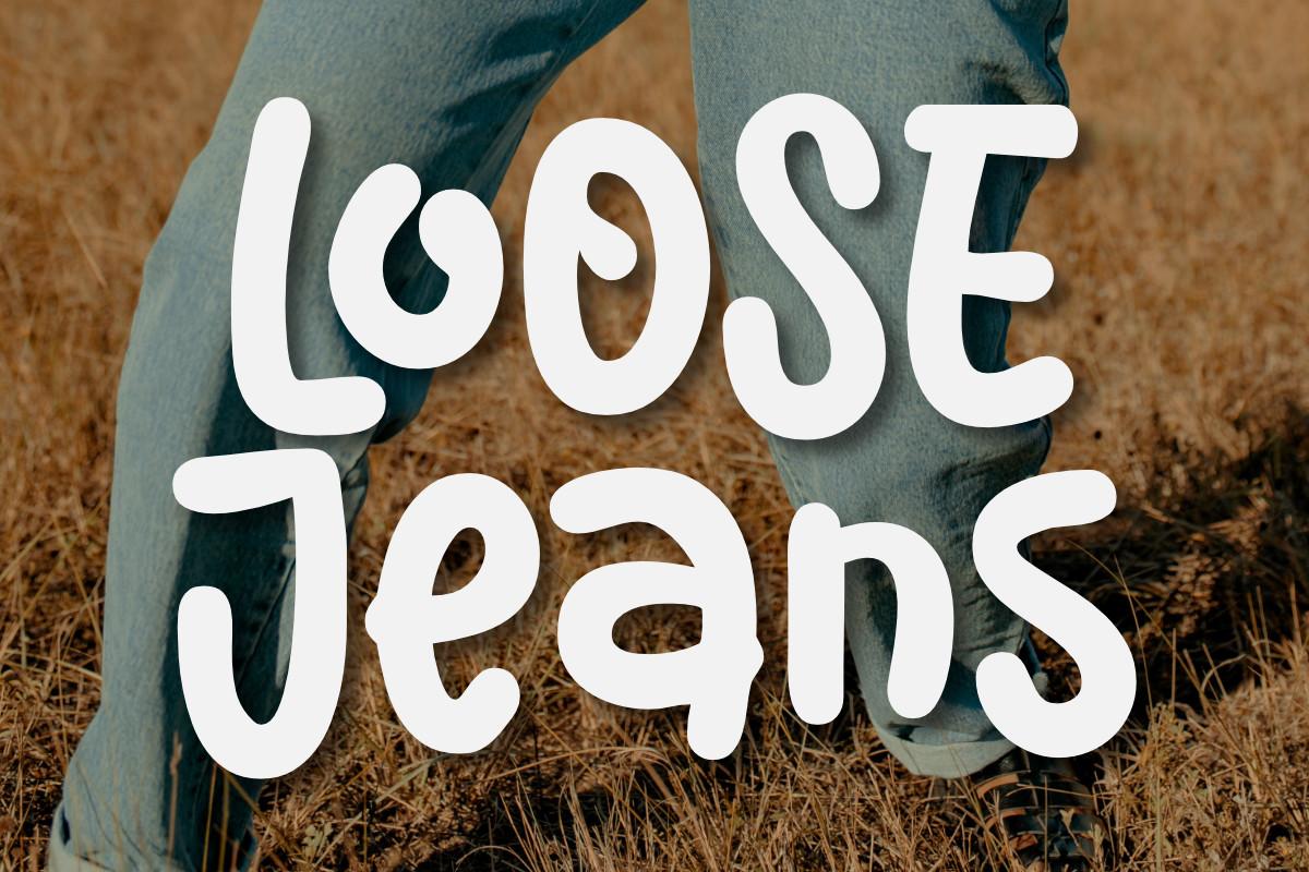 Loose Jeans Font