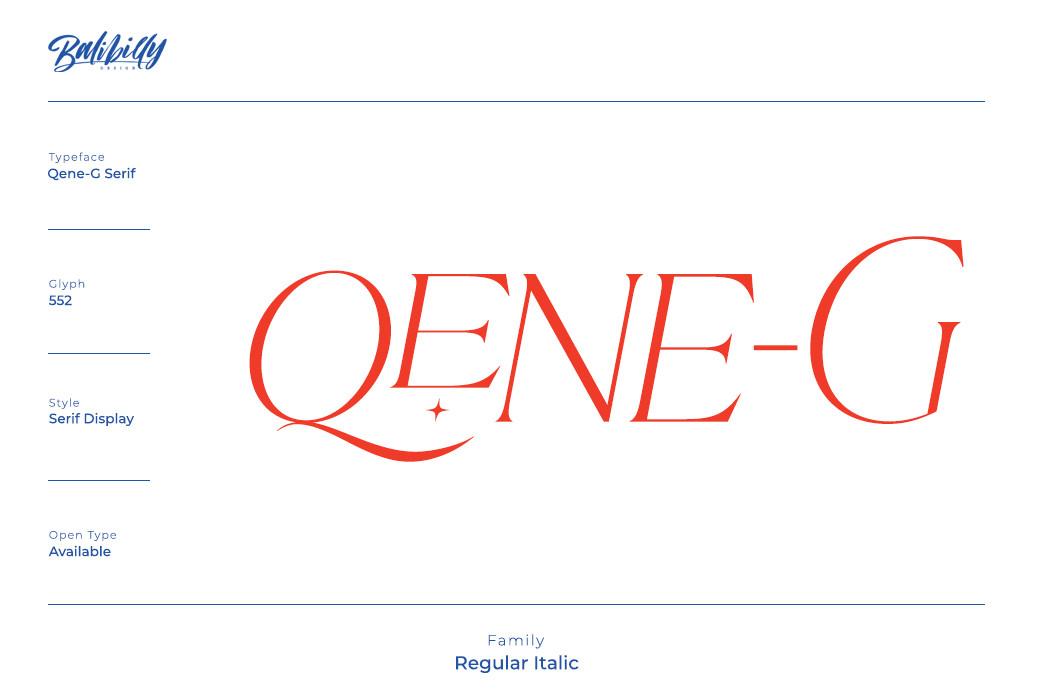 Qene-G Font
