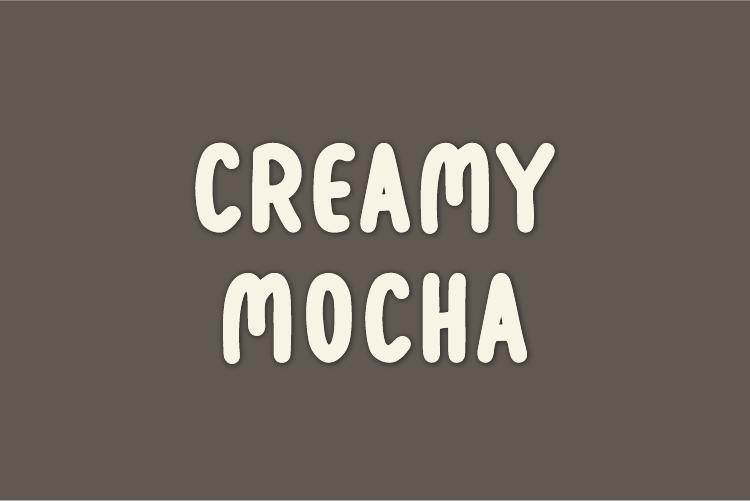 Creamy Mocha Font
