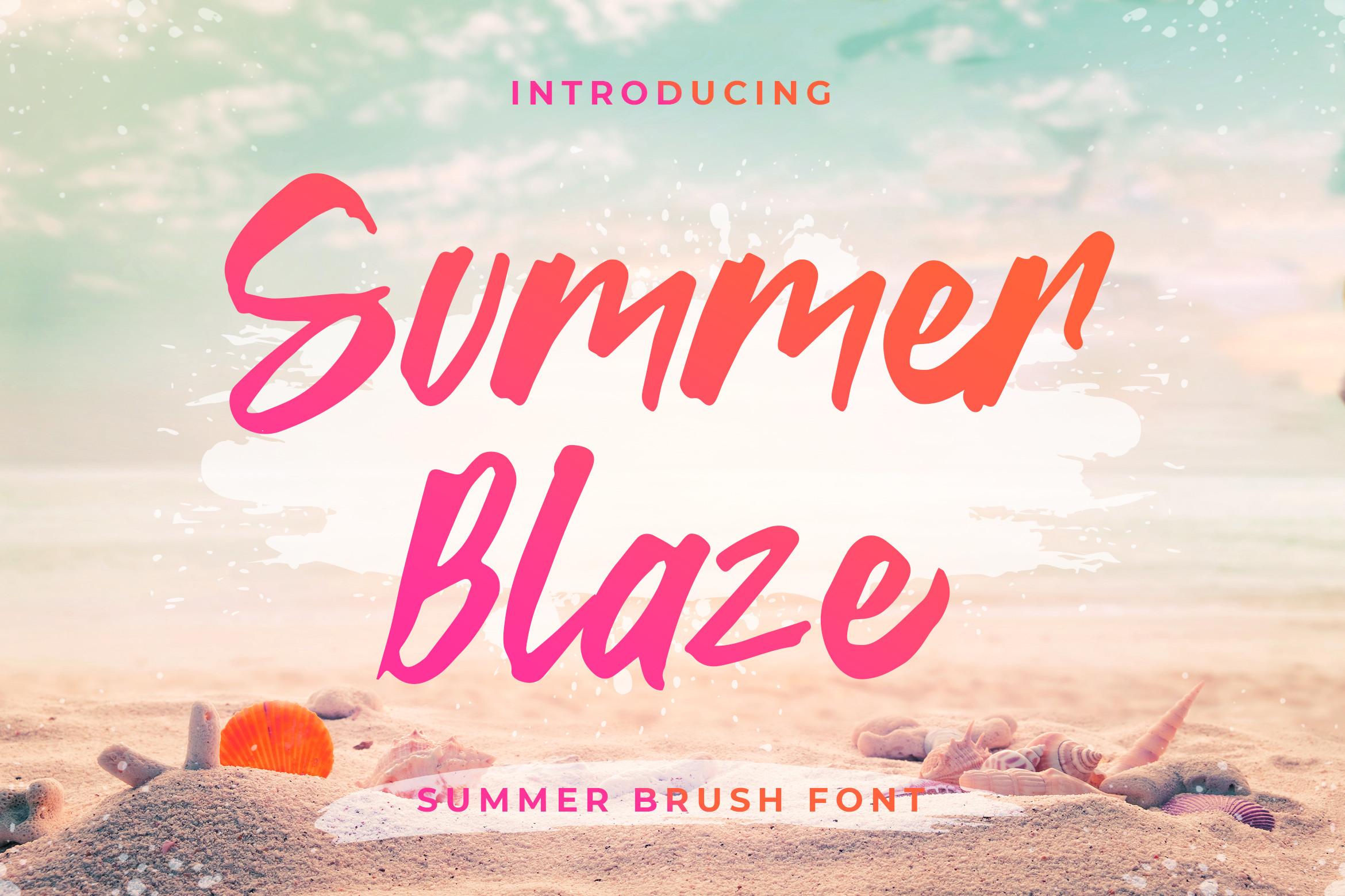 Summer Blaze Font