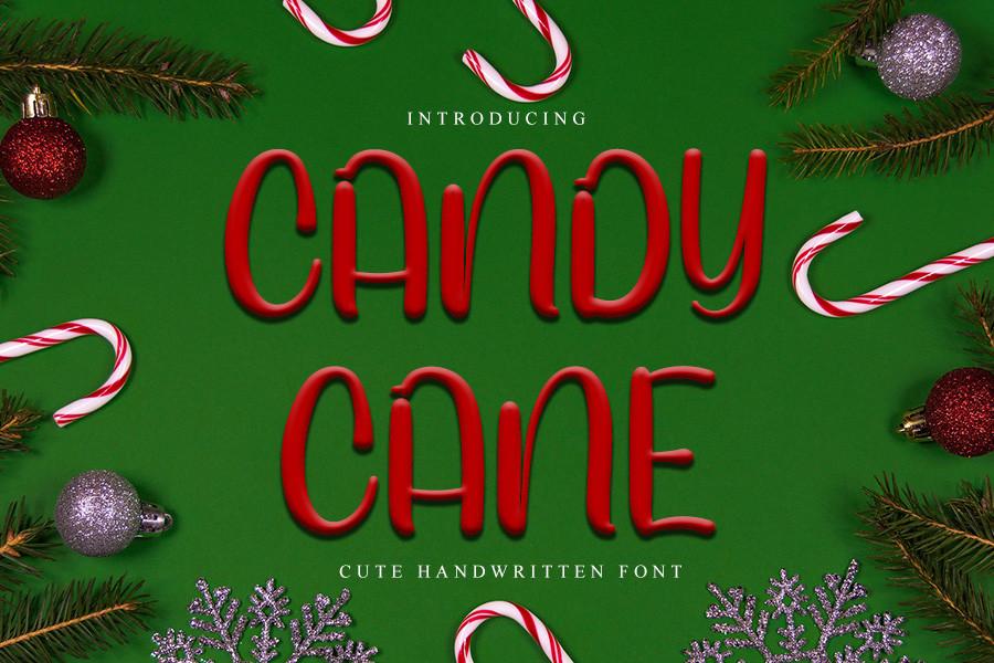 Candy Cane Font