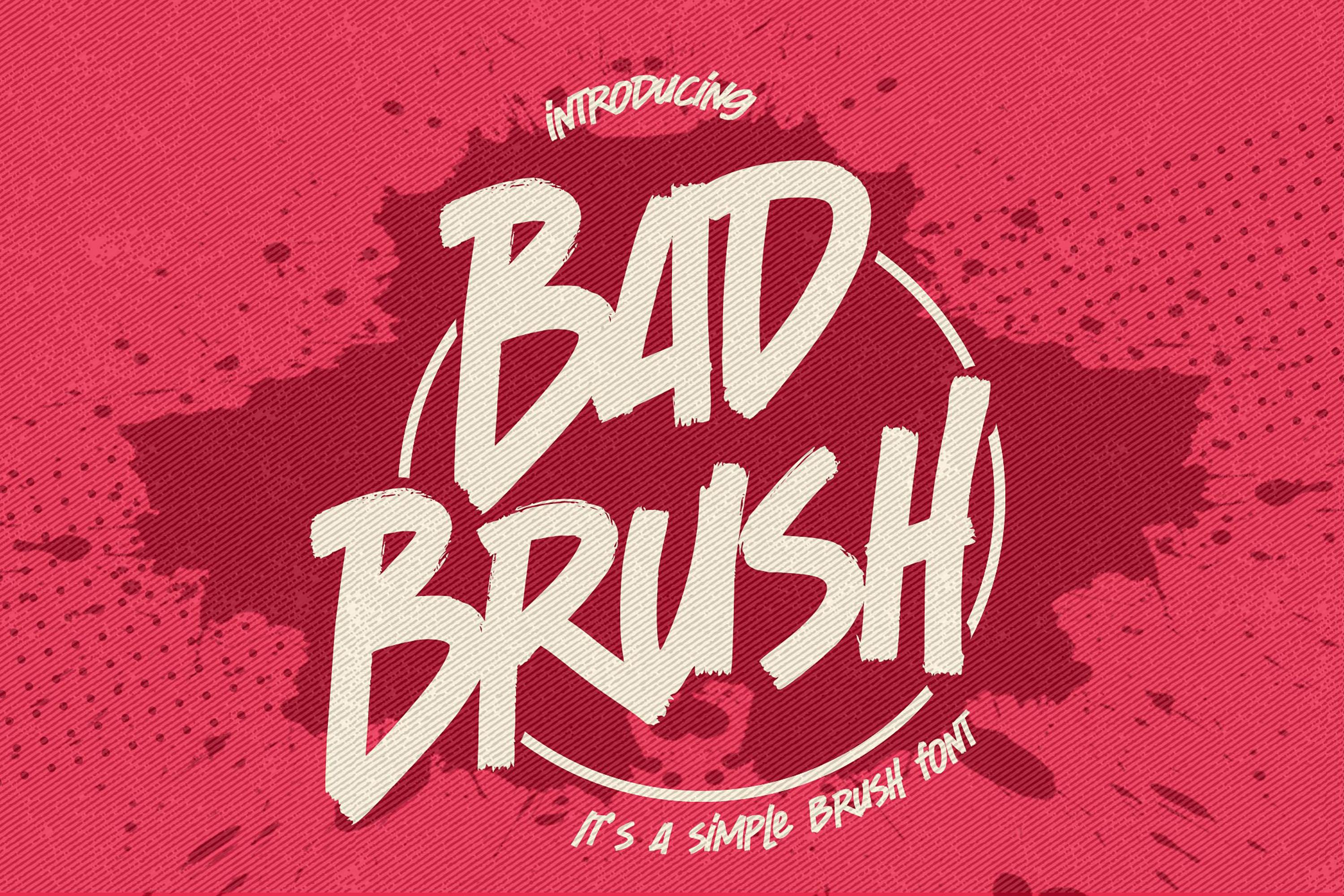 Bad Brush Font