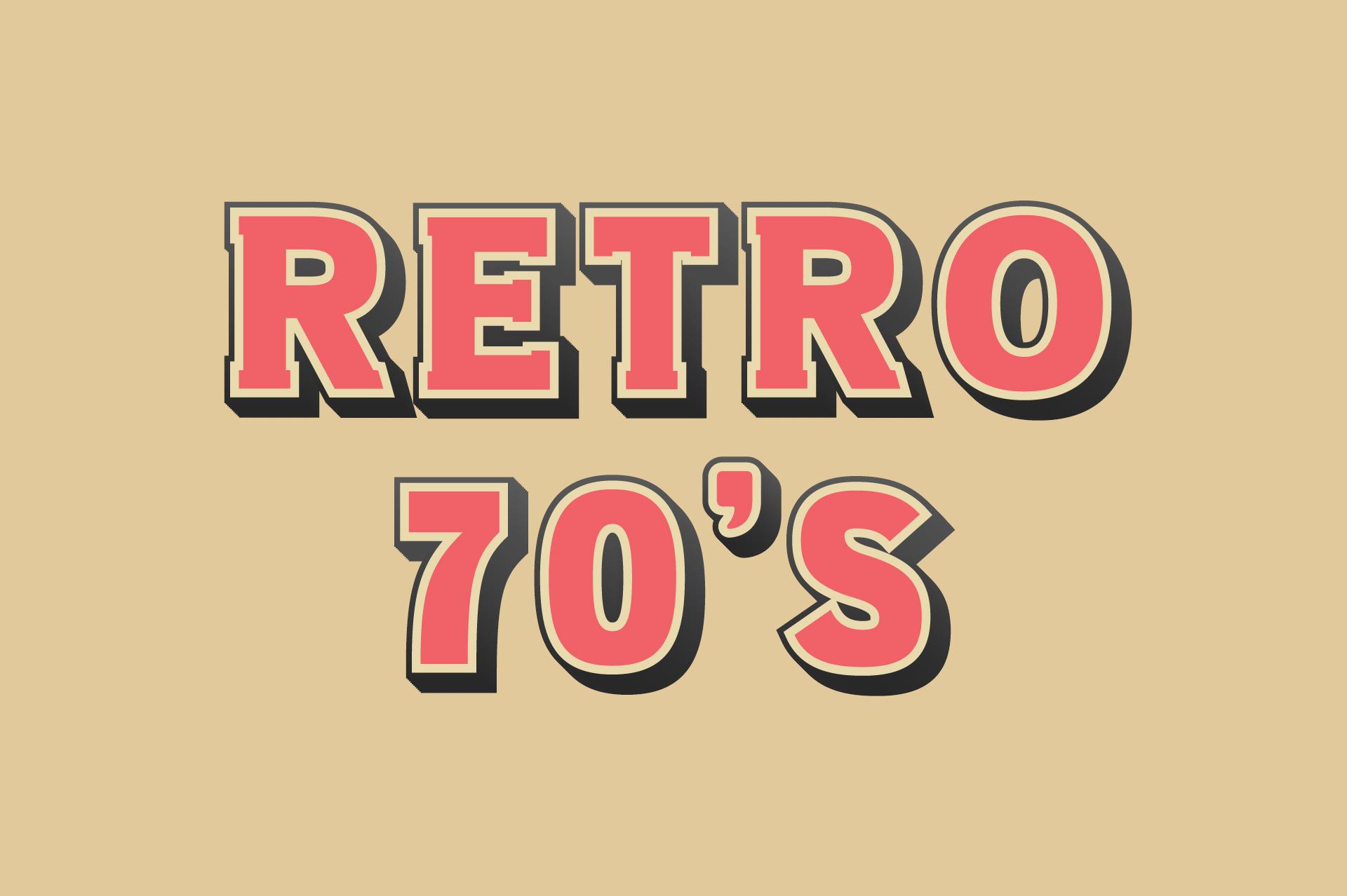 Retro 70s Font