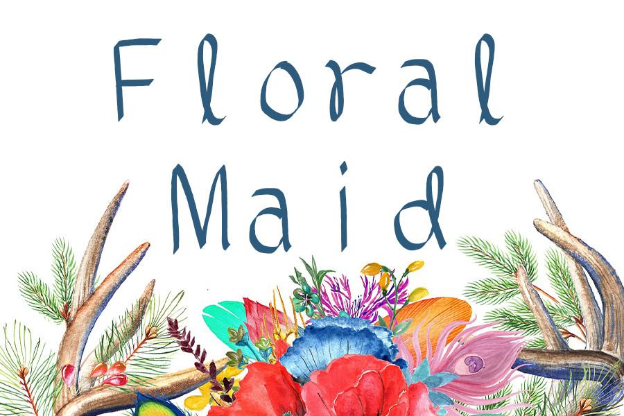 Floral Maid Font