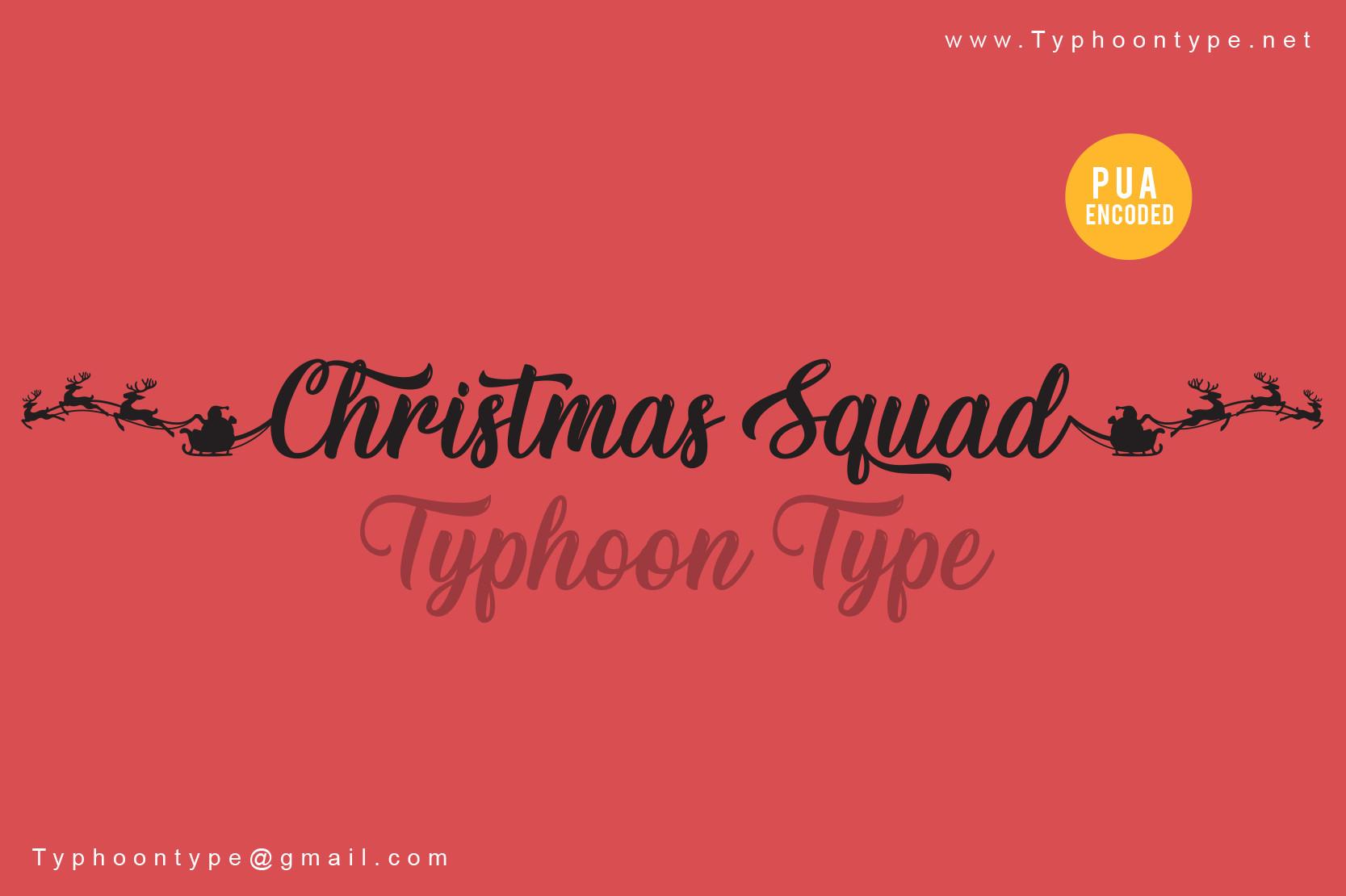 Christmas Squad Font