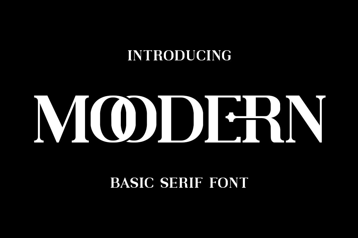 Moodern Font