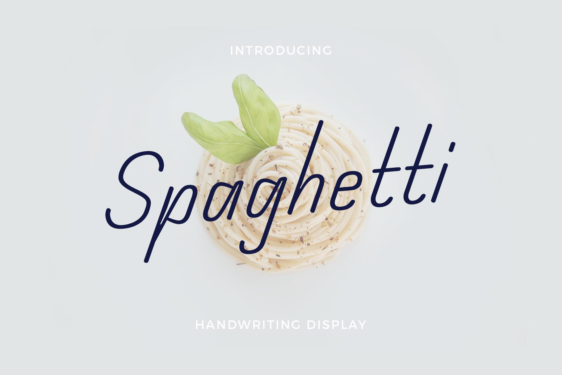 Spaghetti Font