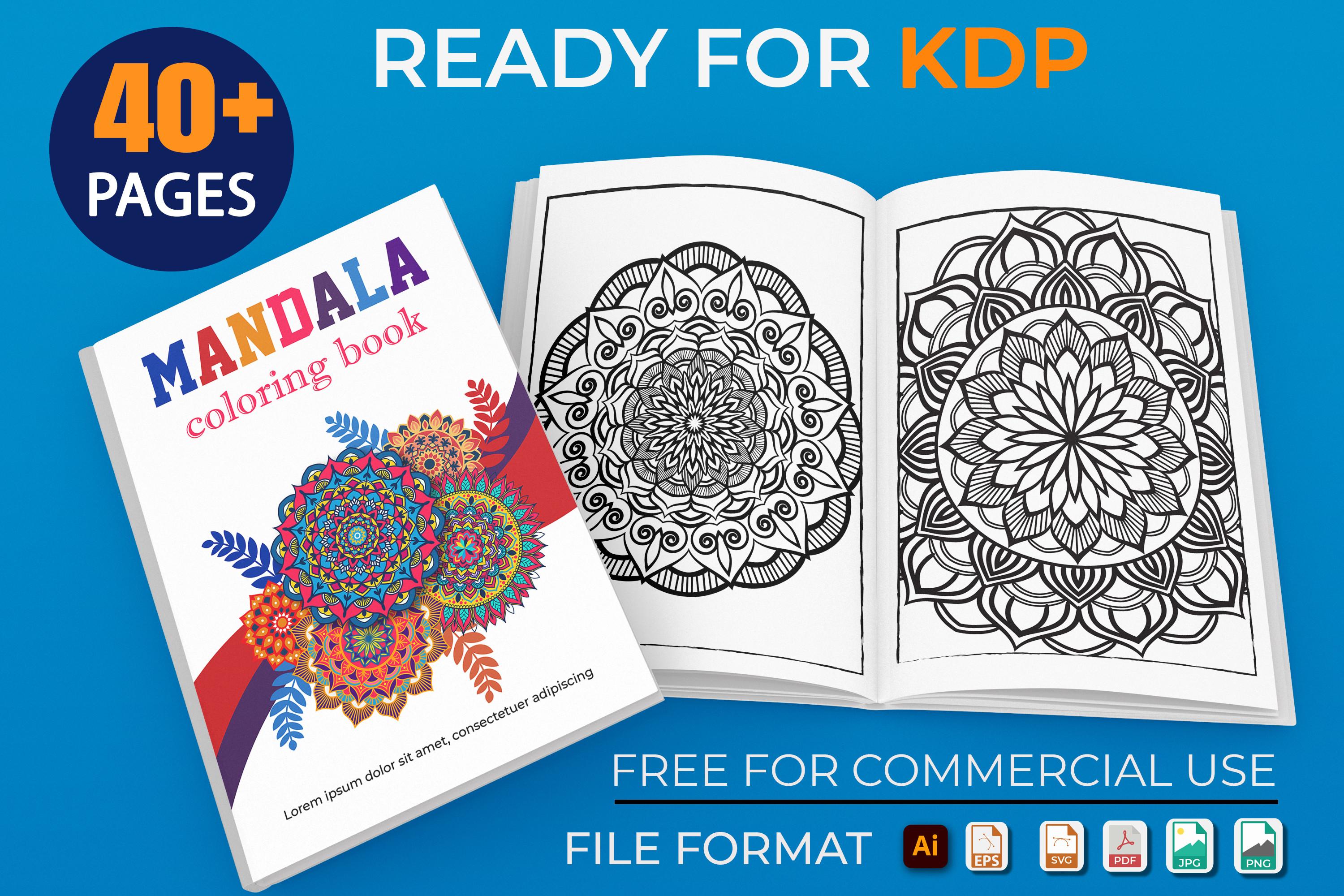Floral Mandala Coloring Pages Bundle KDP