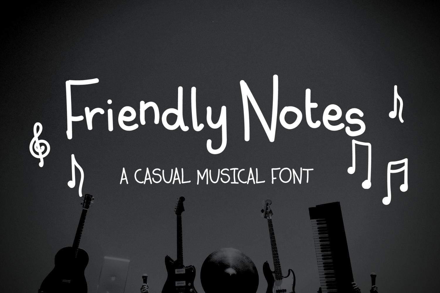 Friendly Notes Font